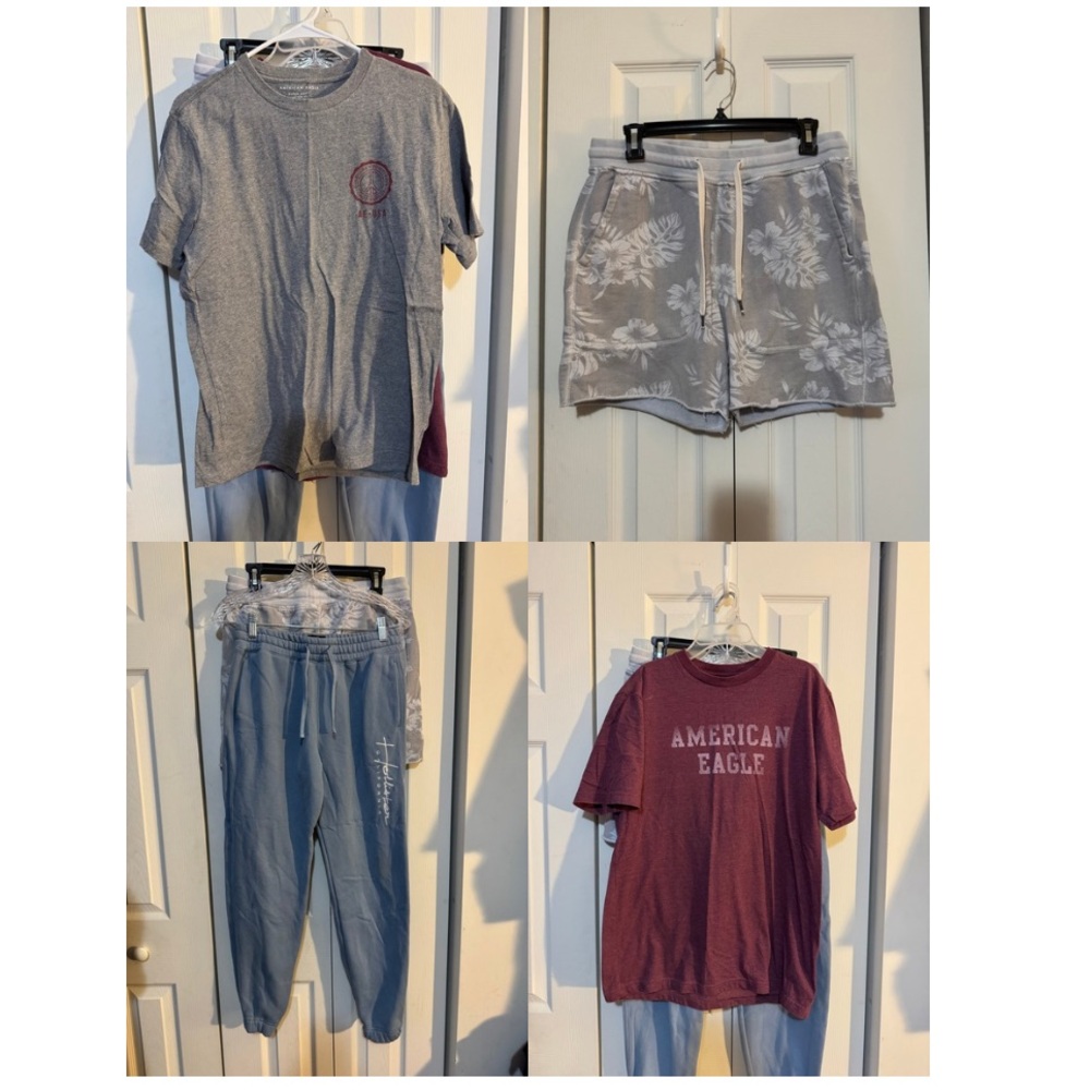 Men’s size small (4) piece bundle American Eagle and Hollister